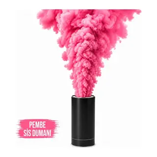 Pembe Renk Sis Pembe Duman 1 Adet