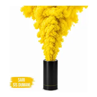 Sarı Renk Sis Sarı Duman 1 Adet