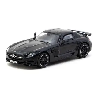 1/64 Model Araç Benz SLS AMG Coupé Black Series Black Metallic - Singapore Special Edition