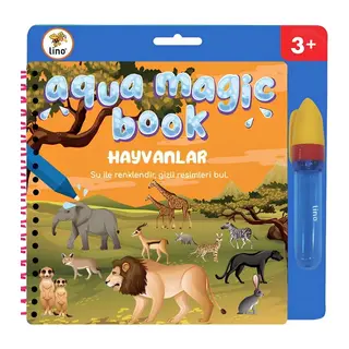 Aqua Magic Book Hayvanlar Sihirli Boyama Kitabı