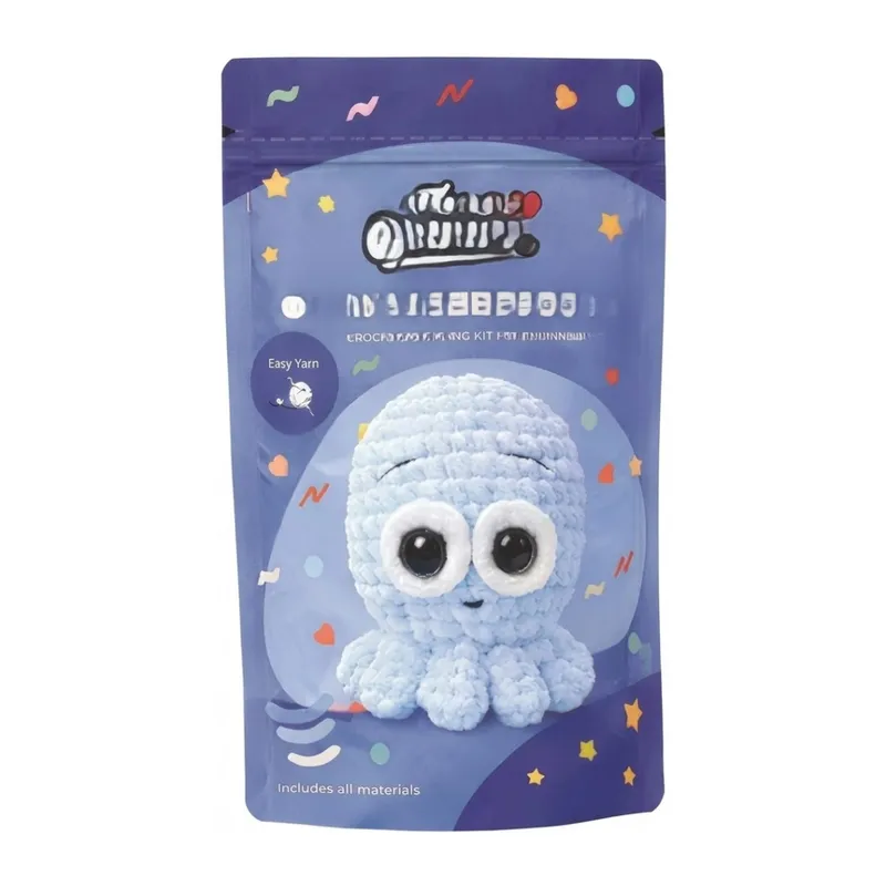 Yeni Başlayanlar İçin Ahtapot Amigurumi Örgü Kiti