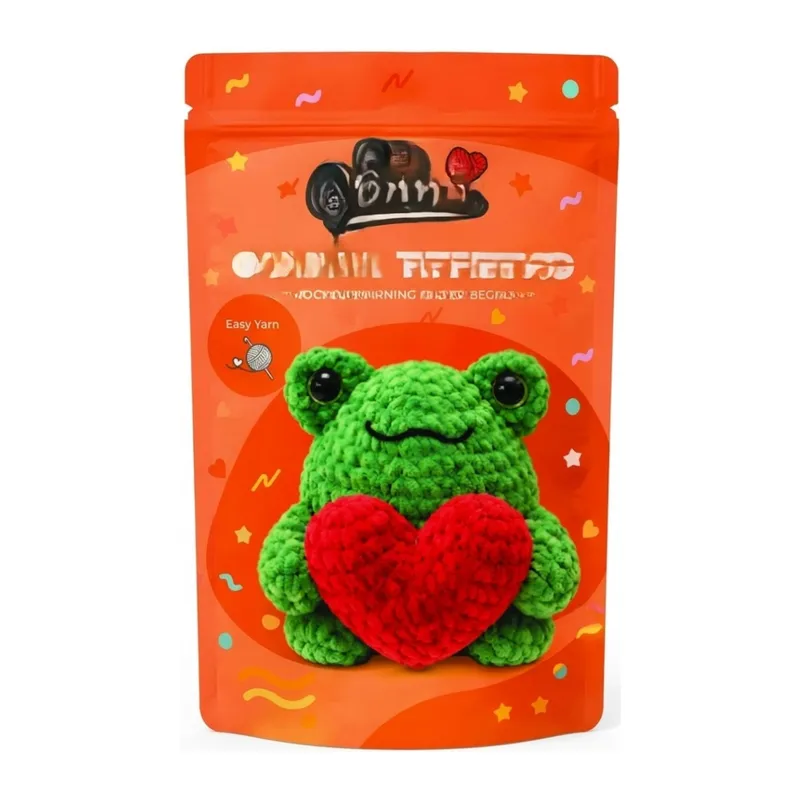Yeni Başlayanlar İçin Kurbağa Amigurumi Örgü Kiti