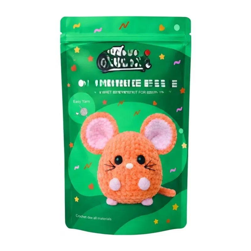 Yeni Başlayanlar İçin Fare Amigurumi Örgü Kiti