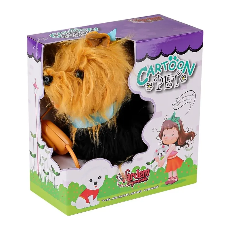 PFTB267 Yürüyen Tasmalı Peluş Köpek