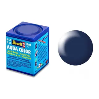 350 - Aqua Color Dark Blue - Silk Boya - 18 ml