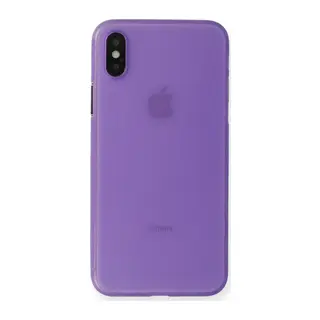 iPhone XS Max Kılıf PP Ultra İnce Kapak - Mor