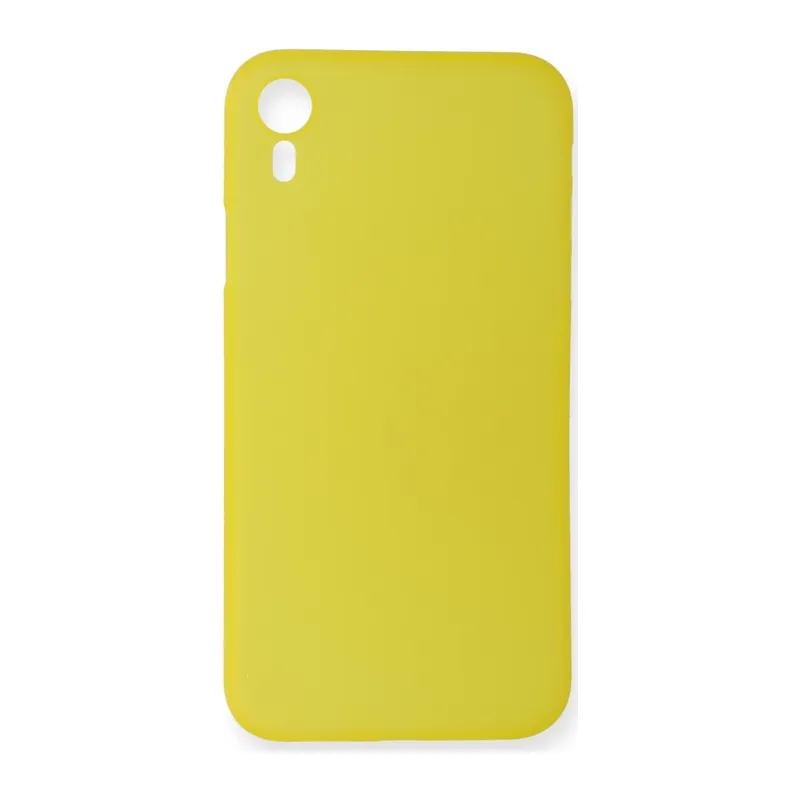 iPhone XR Kılıf PP Ultra İnce Kapak - Sarı