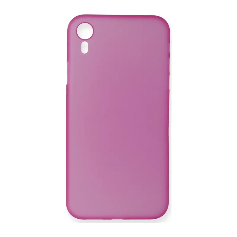 iPhone XR Kılıf PP Ultra İnce Kapak - Pembe