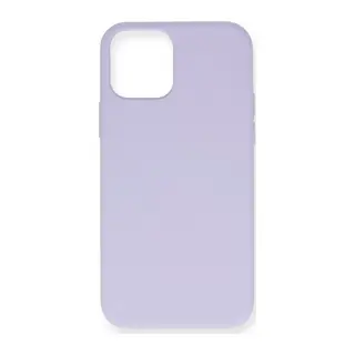 iPhone 12 Pro Max Kılıf Nano içi Kadife Silikon- Lila