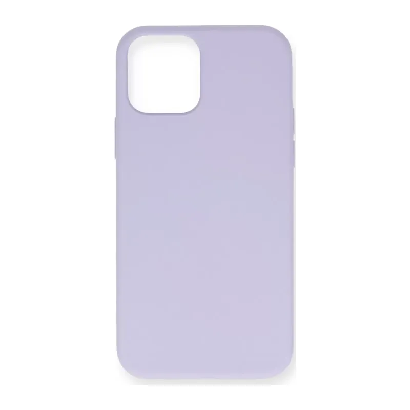 iPhone 12 Pro Max Kılıf Nano içi Kadife Silikon- Lila