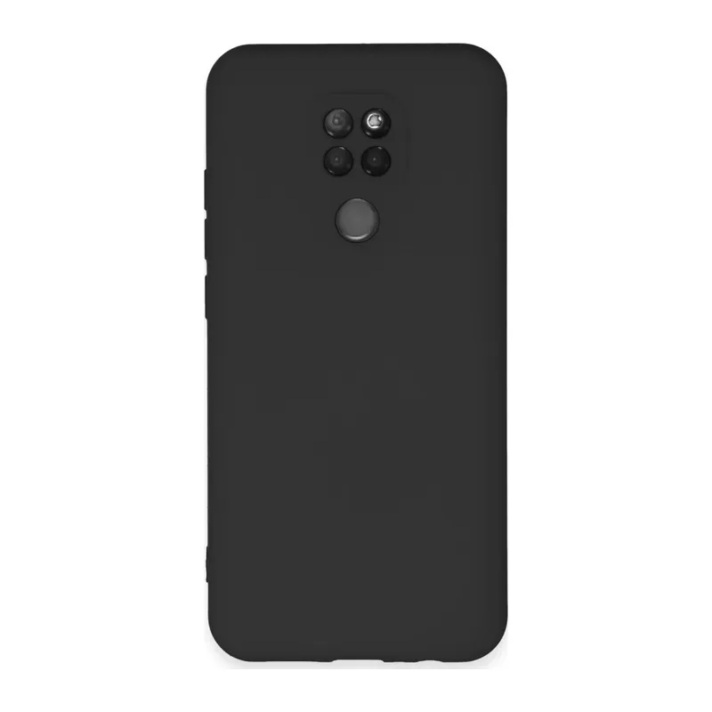 General Mobile GM 20 Kılıf Nano içi Kadife Silikon - Siyah