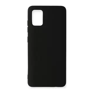 Samsung Galaxy A51 Kılıf Nano içi Kadife Silikon - Siyah