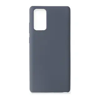 Samsung Galaxy Note 20 Kılıf Nano içi Kadife Silikon - Gri
