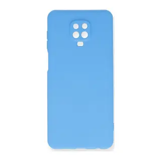 Redmi Note 9 Pro Kılıf Nano içi Kadife Silikon - Mavi