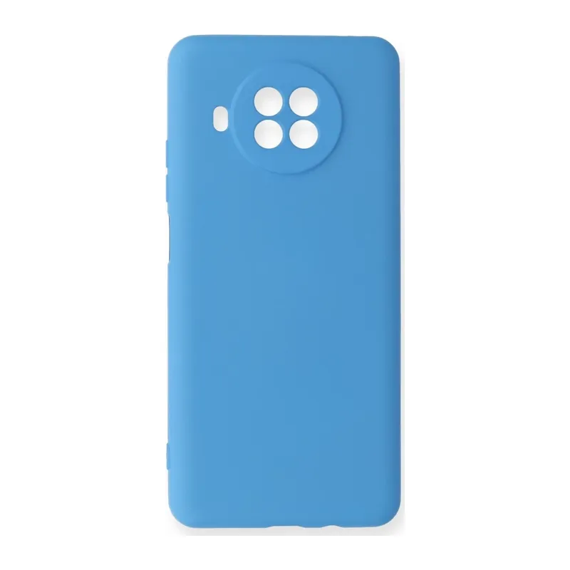 Mi 10T Lite Kılıf Nano içi Kadife Silikon - Mavi