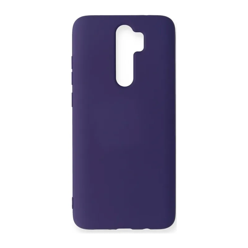 Redmi Note 8 Pro Kılıf Nano içi Kadife Silikon - Mor