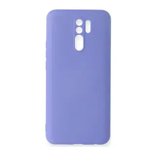 Redmi 9 Kılıf Nano içi Kadife Silikon - Lila