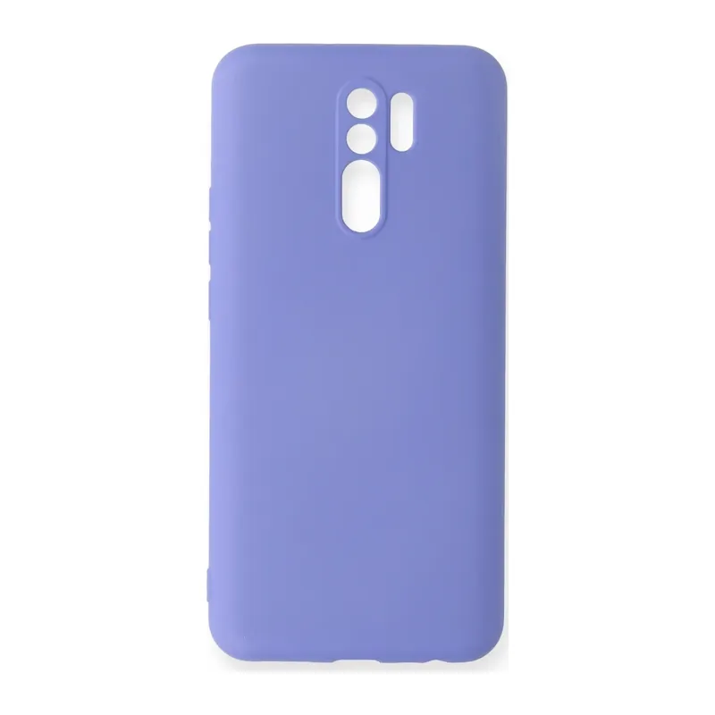 Redmi 9 Kılıf Nano içi Kadife Silikon - Lila