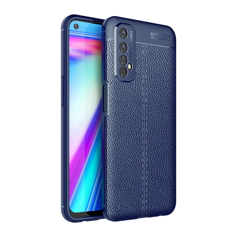 Realme 7 Kılıf Auto Focus Kapak - Lacivert