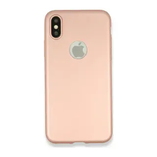 iPhone X Kılıf First Silikon - Rose Gold