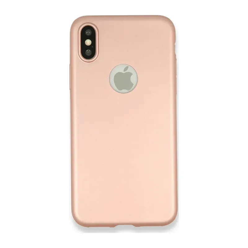 iPhone X Kılıf First Silikon - Rose Gold