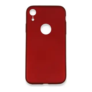 iPhone XR Kılıf First Silikon - Bordo