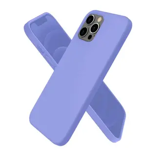iPhone 12 Pro Kılıf First Silikon - Mor