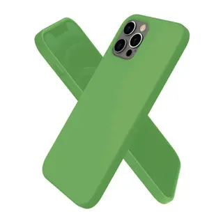 iPhone 12 Pro Kılıf First Silikon - Yeşil