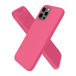 iPhone 12 Pro Kılıf First Silikon - Pembe