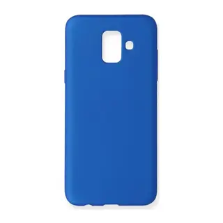 Samsung Galaxy A6 2018 Kılıf First Silikon - Mavi