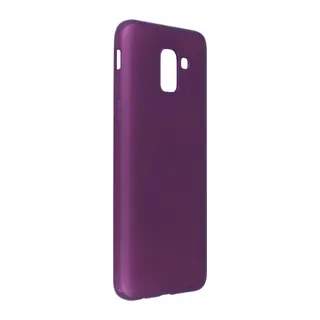 Samsung Galaxy J6 Kılıf First Silikon - Mürdüm