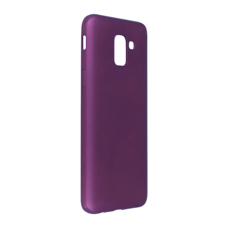 Samsung Galaxy J6 Kılıf First Silikon - Mürdüm