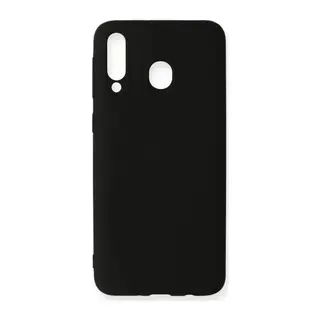 Samsung Galaxy M30 Kılıf First Silikon - Siyah