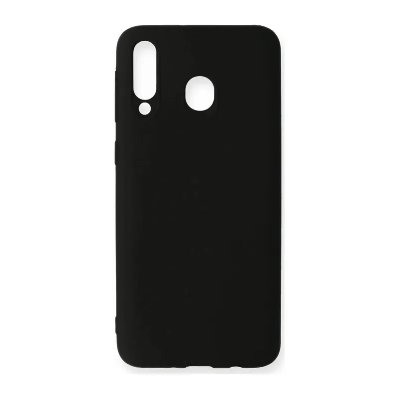 Samsung Galaxy M30 Kılıf First Silikon - Siyah