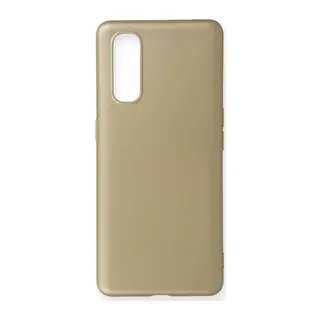 Find X2 Kılıf First Silikon - Gold
