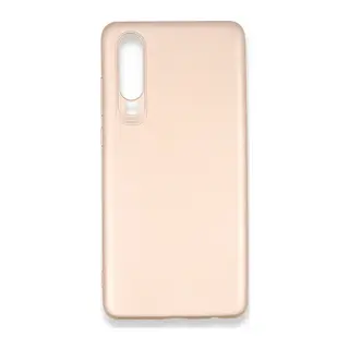 Huawei P30 Kılıf First Silikon - Rose Gold