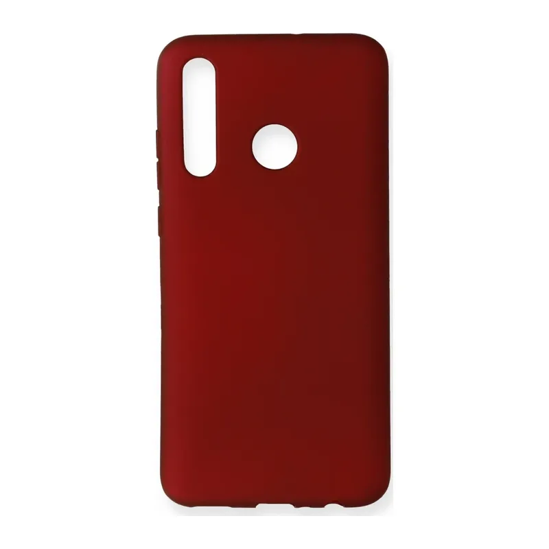 Huawei Honor 20 Lite Kılıf First Silikon - Bordo