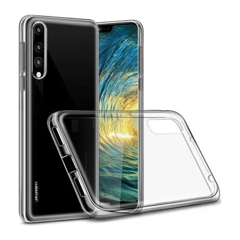Huawei P30 Lite Kılıf Lüx Şeffaf Silikon