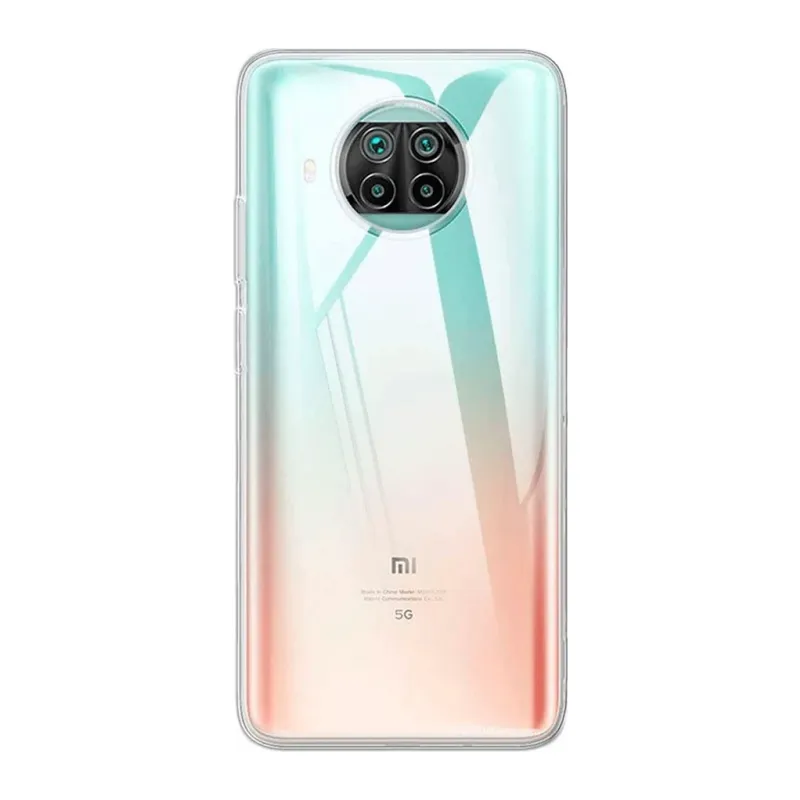 Mi 10T Lite Kılıf Lüx Şeffaf Silikon