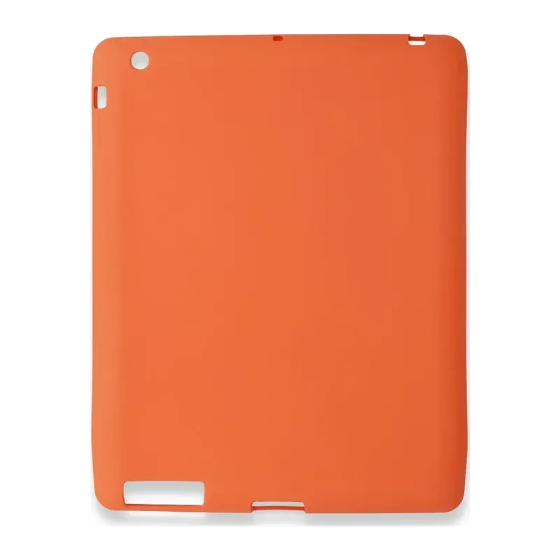 iPad 4 9.7 Kılıf Evo Tablet Silikon - Turuncu