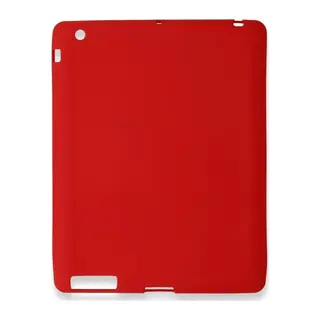 iPad 4 9.7 Kılıf Evo Tablet Silikon - Kırmızı