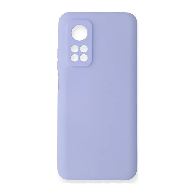 Mi 10T Kılıf Nano içi Kadife Silikon - Lila