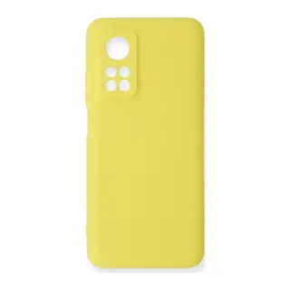 Mi 10T Kılıf Nano içi Kadife Silikon - Sarı