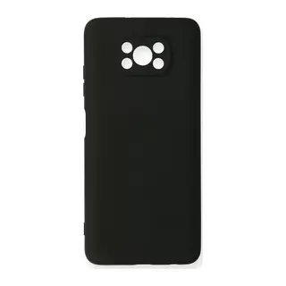 Pocophone X3 Kılıf Nano içi Kadife Silikon - Siyah