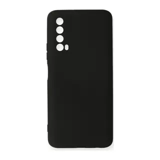 Huawei P Smart 2021 Kılıf Nano içi Kadife Silikon - Siyah