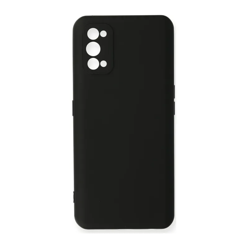 Realme 7 Pro Kılıf Nano içi Kadife Silikon - Siyah