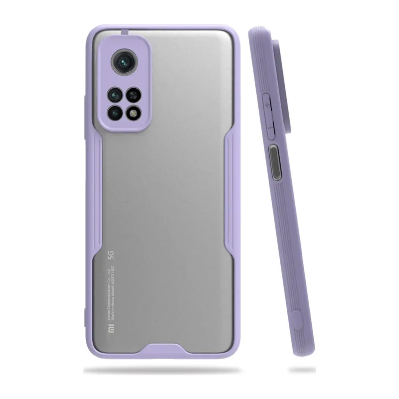 Mi 10T Pro Kılıf Platin Silikon - Lila