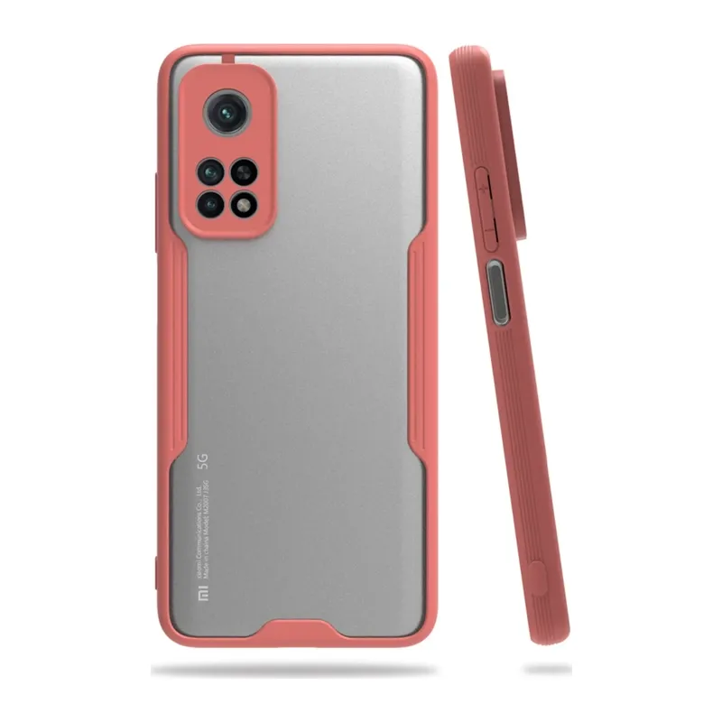 Mi 10T Pro Kılıf Platin Silikon - Pembe