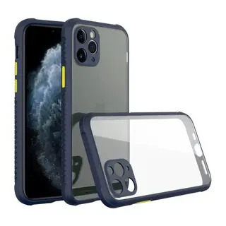 iPhone 11 Pro Kılıf Miami Şeffaf Silikon - Lacivert