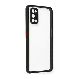 Realme 7 Pro Kılıf Miami Şeffaf Silikon - Siyah
